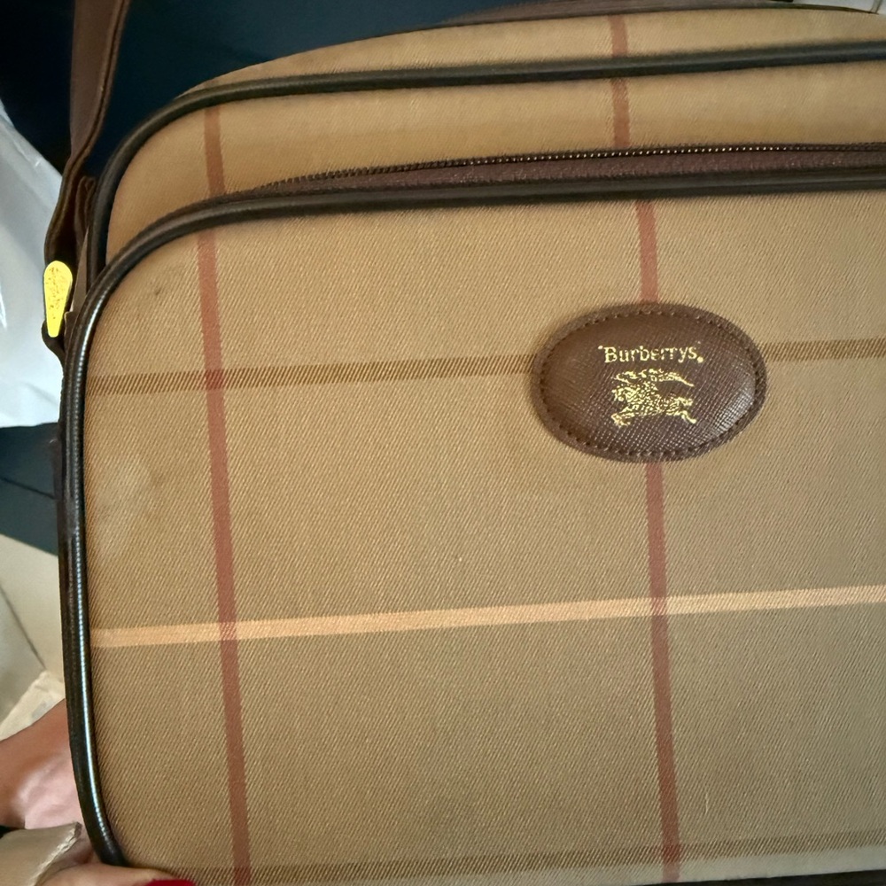 Burberry Tan and Brown shoulder bag